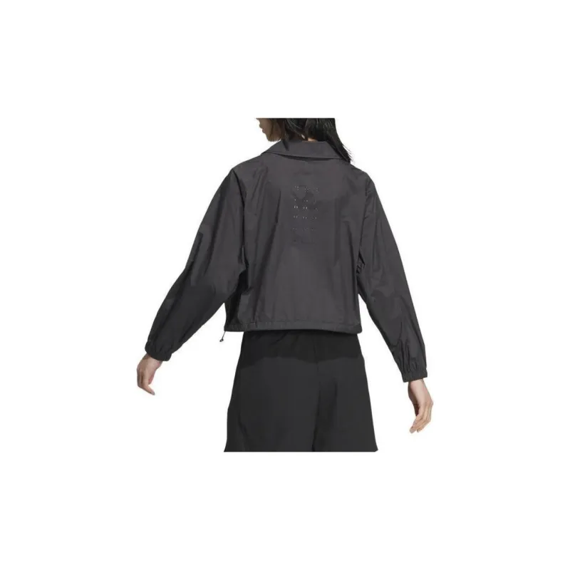 adidas Women'ss Collared Woven Training Jacket Black-1