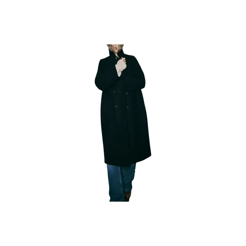 ZARA Coats Women's Black-3