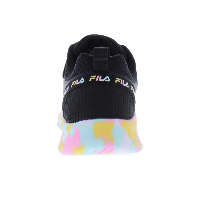 FILA KIDS Galaxia 5 Anti Slip Wear Resistant Low Top Kids' Running Shoes Black Kids'-3