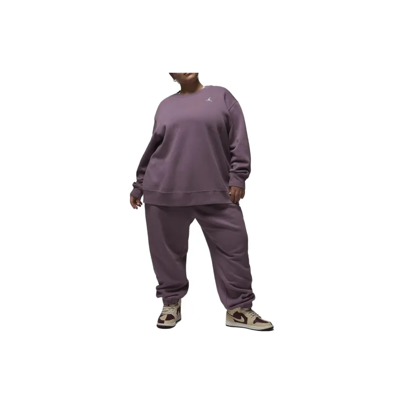 Jordan Brooklyn Brooklyn Fleece Knitted Sports Pants Women's Purple-2