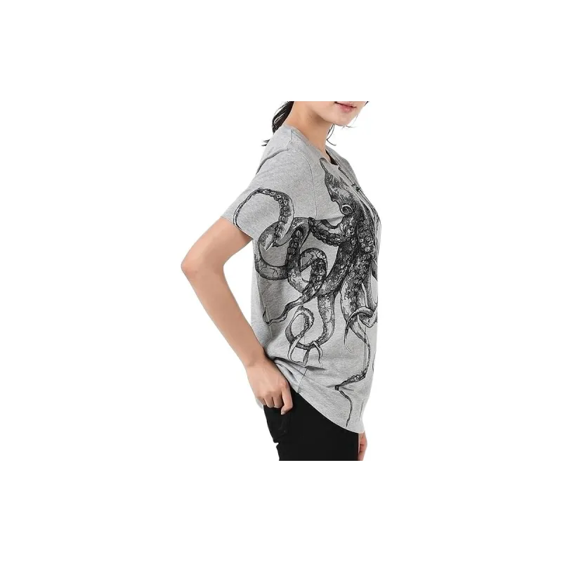 Alexander McQueen T Shirt Women's Gray-5