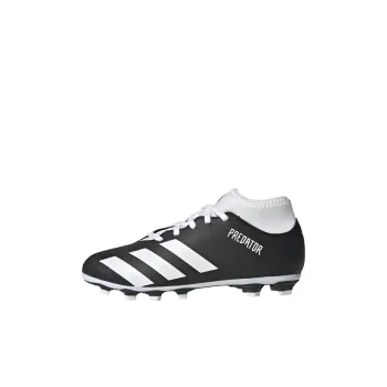 Adidas Predator 20.4 Cushioning Wear-Resistant Low-Top Kids' Soccer Shoes Black White Kids'