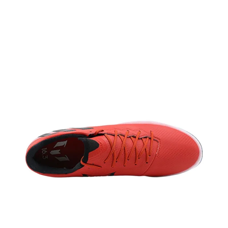 Adidas Messi 16.3 TF Rubber Broken Studs Anti-Slip Wear-Resistant Soccer Shoes Men's Red-2