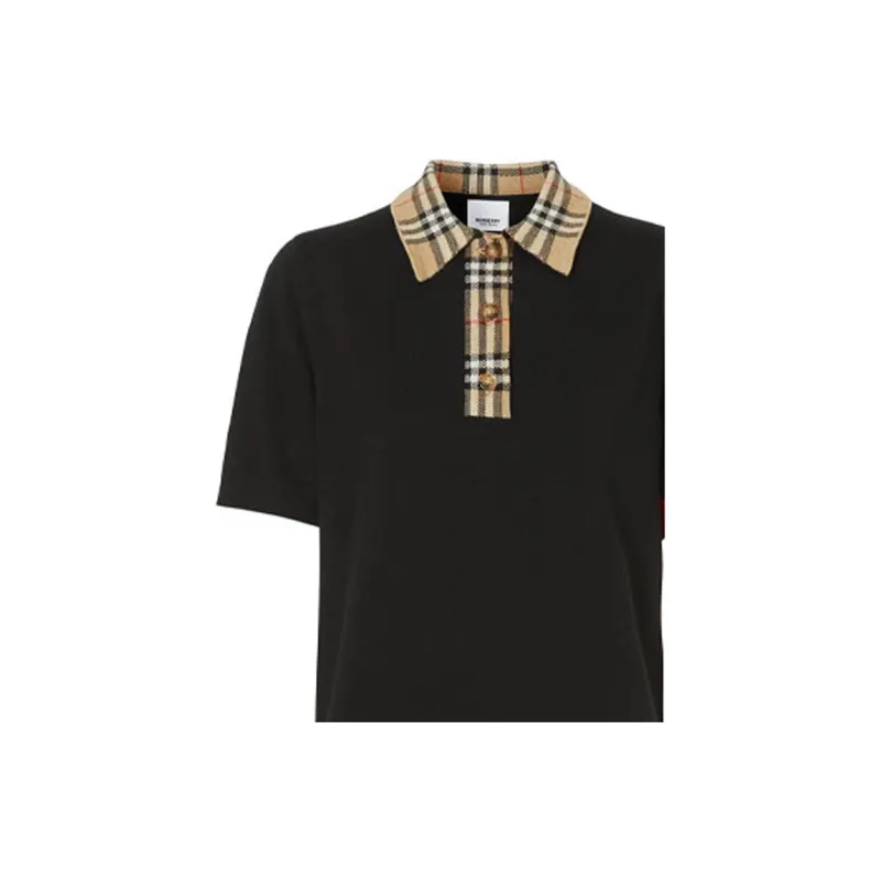 Burberry Polo Shirts Women's Black-4