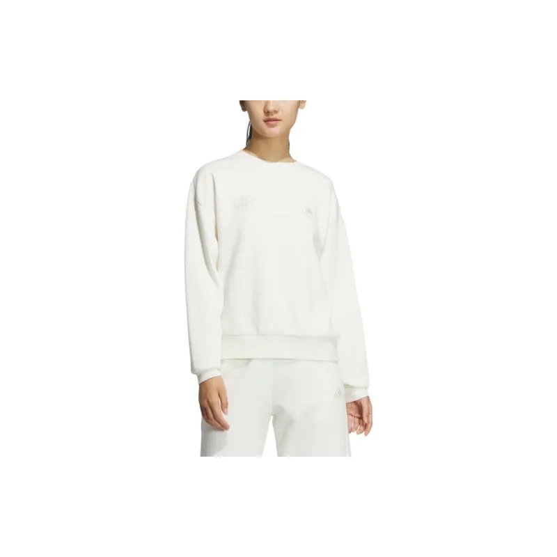 Adidas Lounge FW24 Sweatshirt Women's Jade White-1