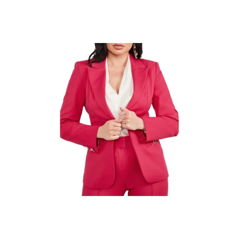 GUESS Franca Blazer Business Suit Women's Pink-1