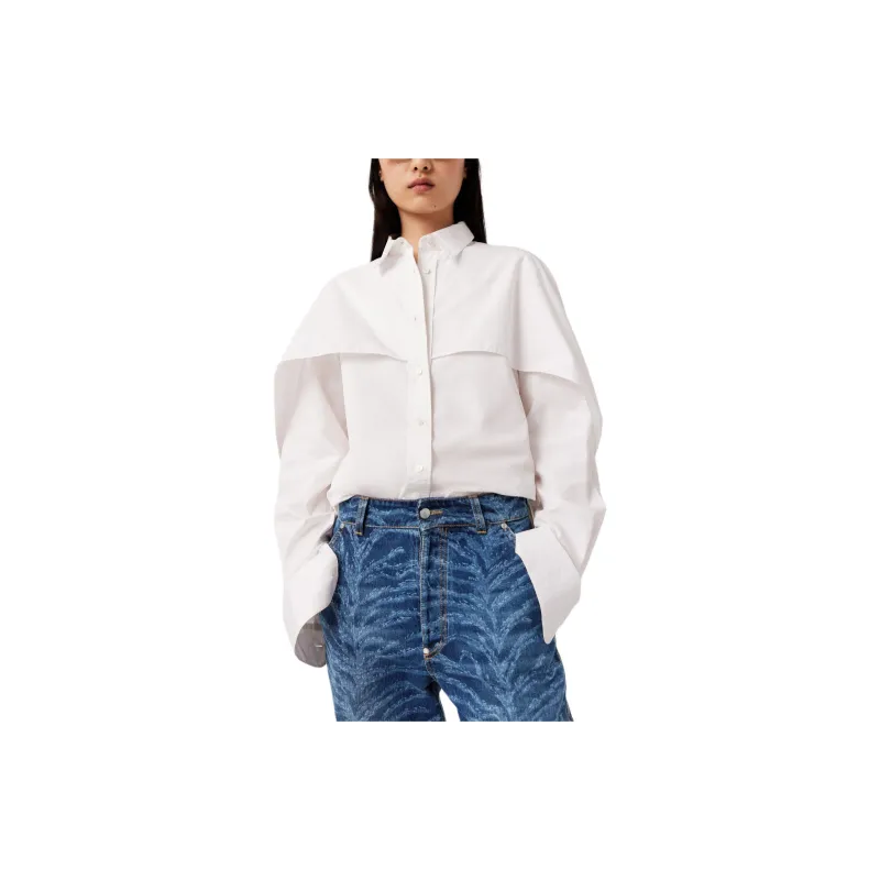 Stella McCartney Long Sleeved Cape Shirt-1