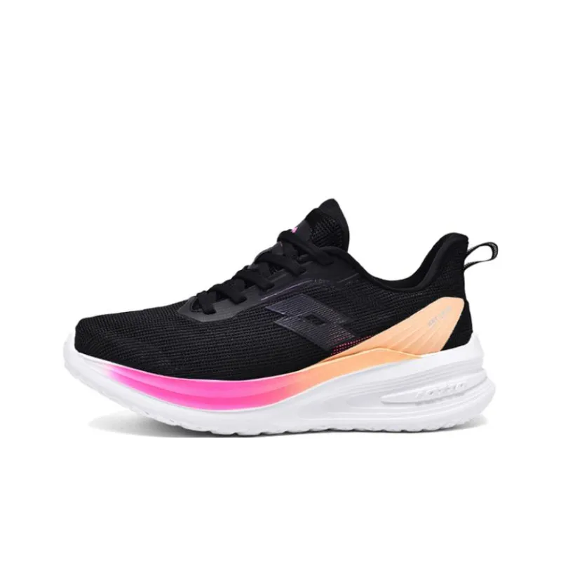 LOTTO Anti Slip Wear Resistant Low Top Running Shoes Women's Black-0