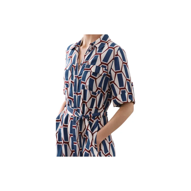 ZARA Short-Sleeved Dresses Women's Multicolor-3