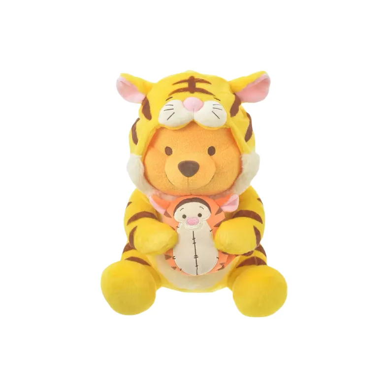 Disney Winnie The Pooh Series Shanghai Disney Winnie, Tigger Dolls Plush Doll 15cm Height-0