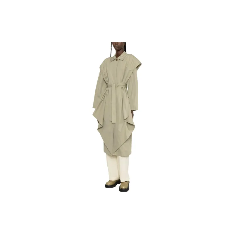 TOTEME Trench Coats Women's Wet Sand-4