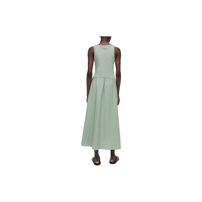 COS Sleeveless Dress Women's Gray Green-2