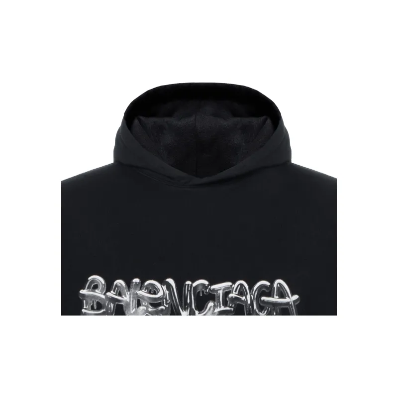 Balenciaga Wide Fit Slime Hoodie-2