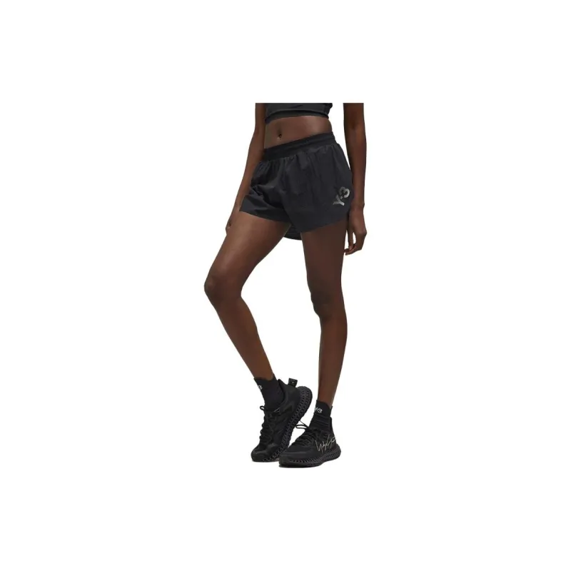 Y 3 Logo print Running Shorts-1