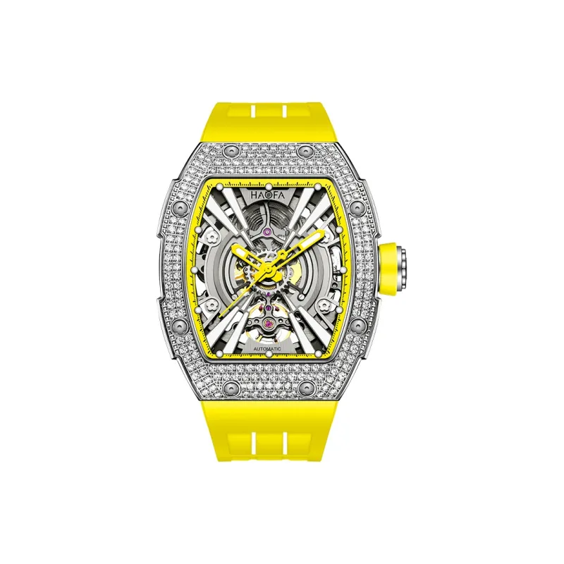 HaofaTourbillon 1907S Automatic Mechanical Movement Watch Men's Watches Cut-Out Dial-6