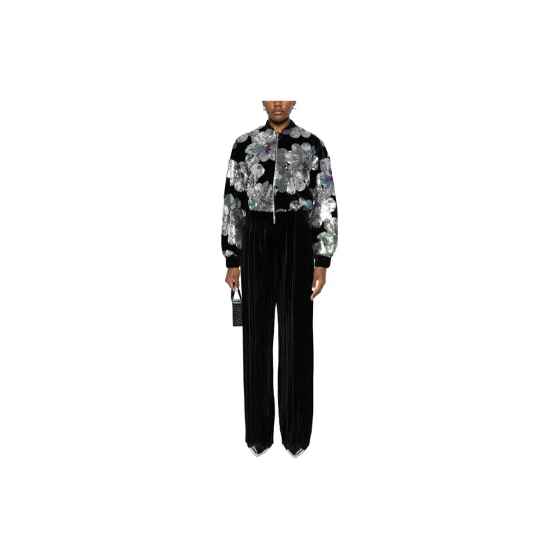 Sabina Musayev Lotem Pleated Velvet Trousers-1