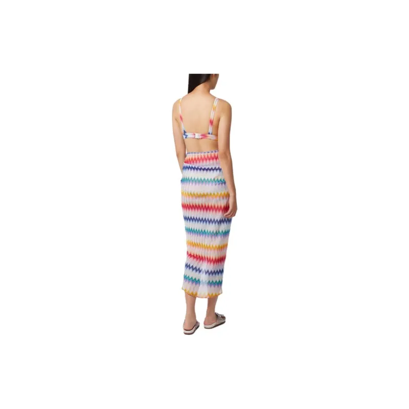 MISSONI Zigzag Cover-Up Lurex Trousers-2