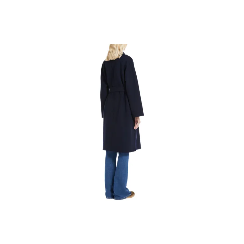 WEEKEND MaxMara Coats Women's Navy Blue-3