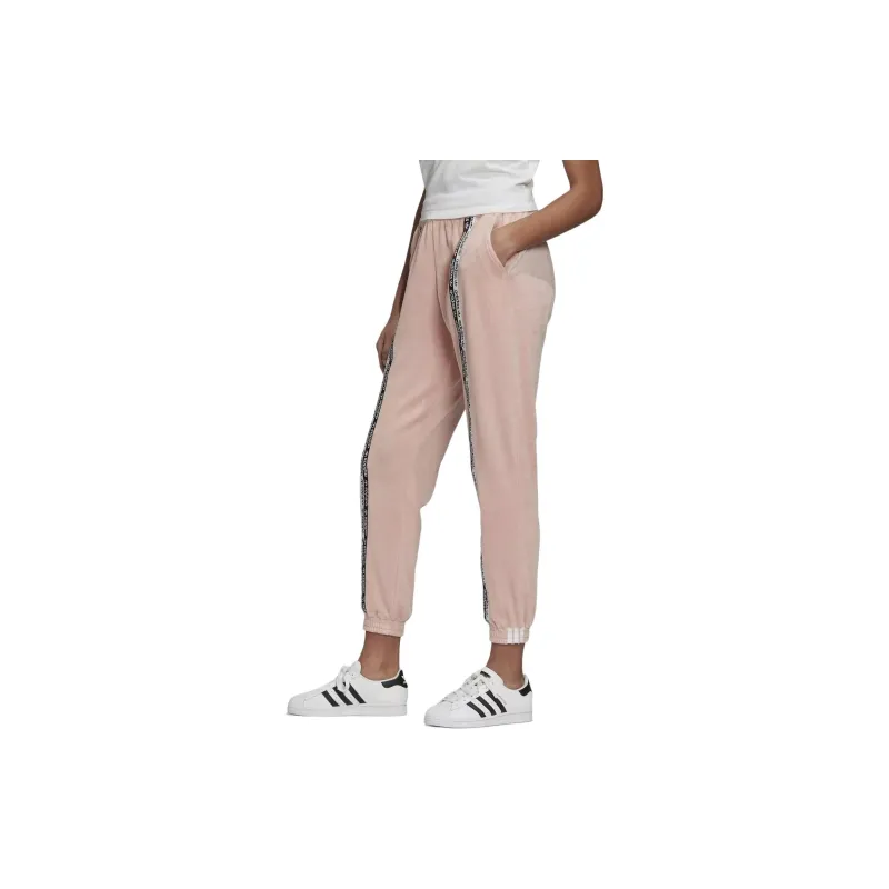 Adidas Originals Knitted Sports Pants Women's Pink-4