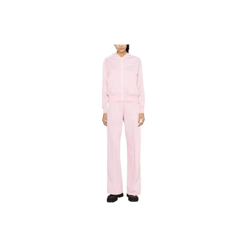 PALM ANGELS Logo Print Track Jacket Light Pink-1