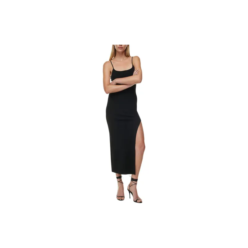 ARITZIA Ten Intimate Dress Slip Dresses Women's BLACK/Black-2