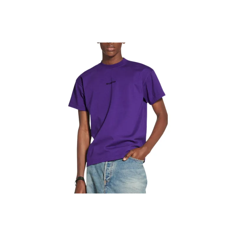 Balenciaga Logo print Cotton T shirt-1