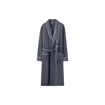 UAVAE Pajama Robe Men's Dark Cloud Gray