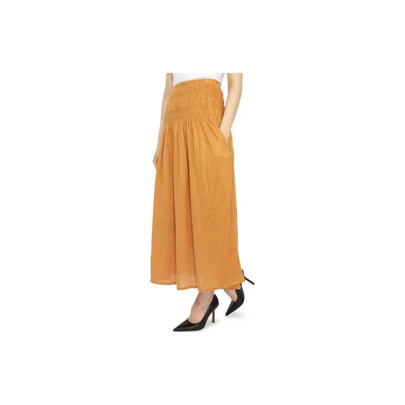 Vanessa Bruno Casual Long Skirt Women's Orange-4