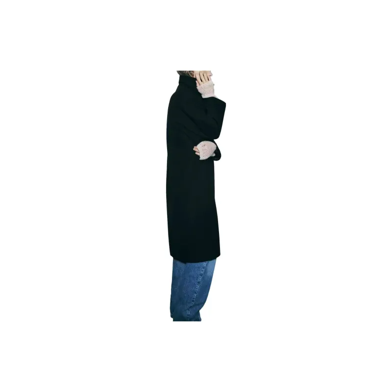 ZARA Coats Women's Black-6