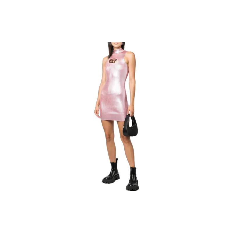 DIESEL Sleeveless Dresses Women's Pink-1