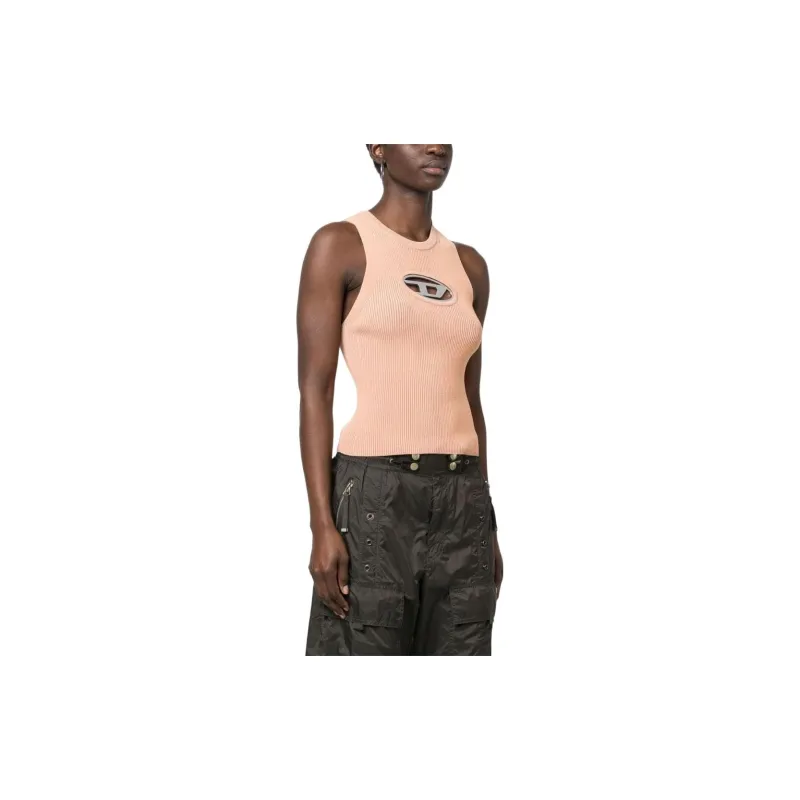 DIESEL Tank Top Women's Coral Pink-3
