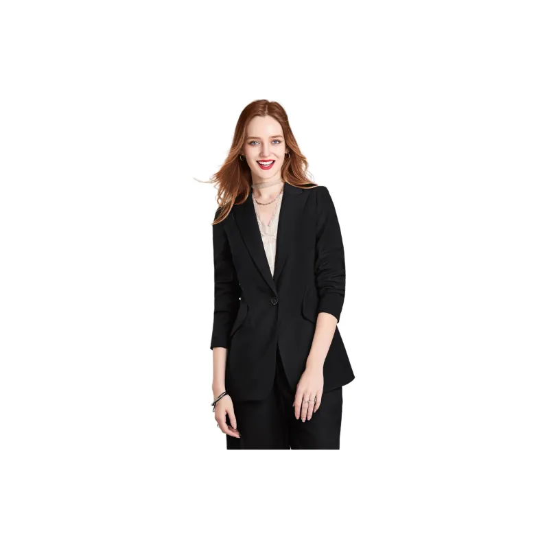HAVVA One Button Business Suit Coat Women's-6