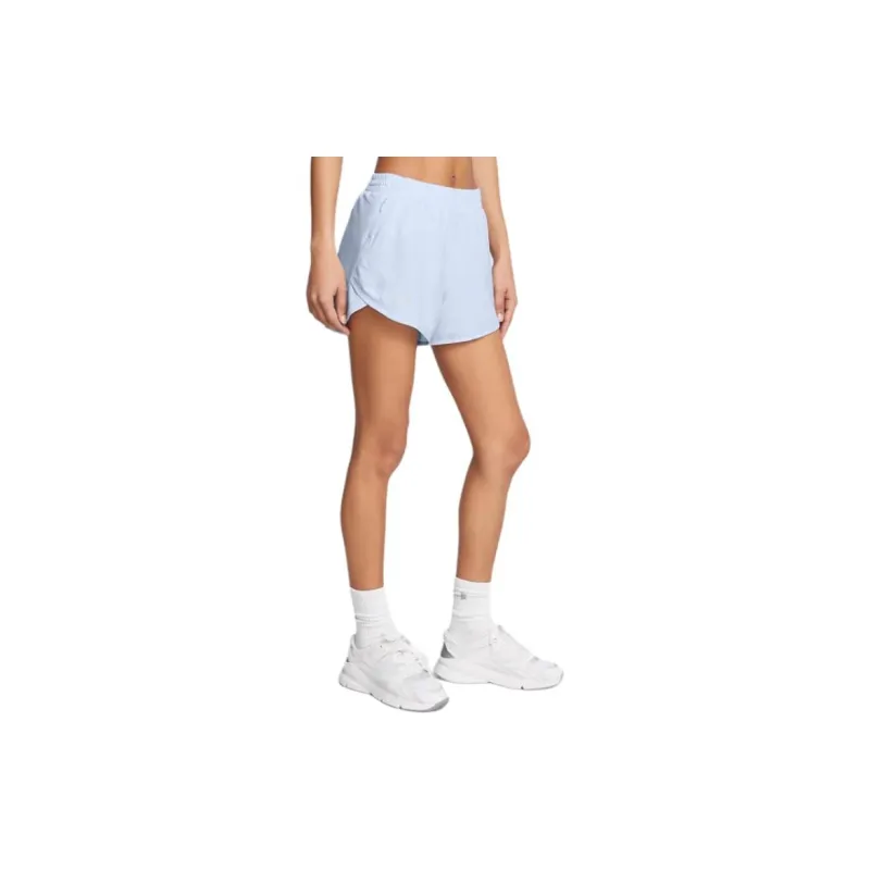 Under Armour Fly By Casual Shorts Women's Rain Cloud Blue-2