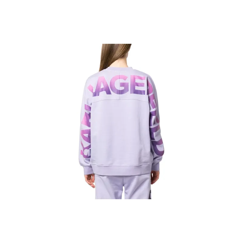 KARL LAGERFELD / Karl Lagerfeld Jeans Logo print Crew Neck Sweatshirt-1