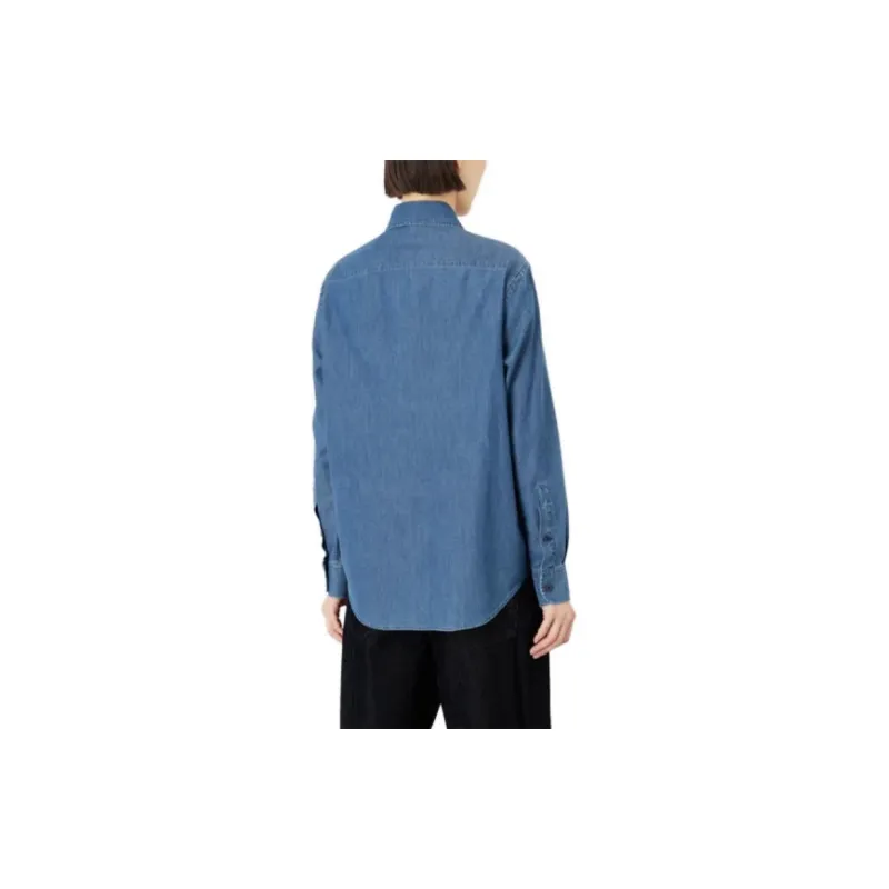 EMPORIO ARMANI Shirt Women's Blue-3