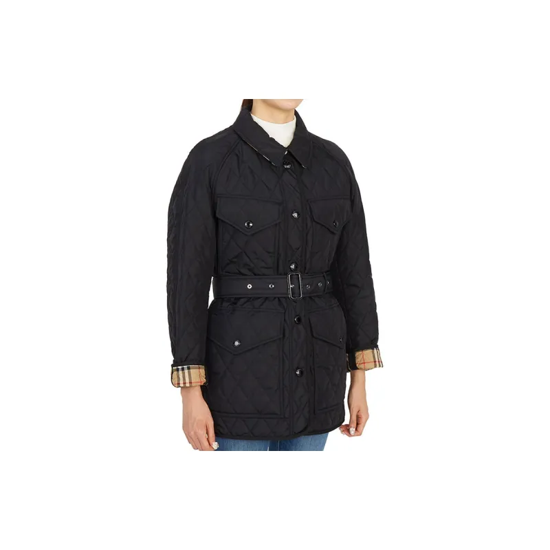 Burberry Puffer Jacket Women's Black-3