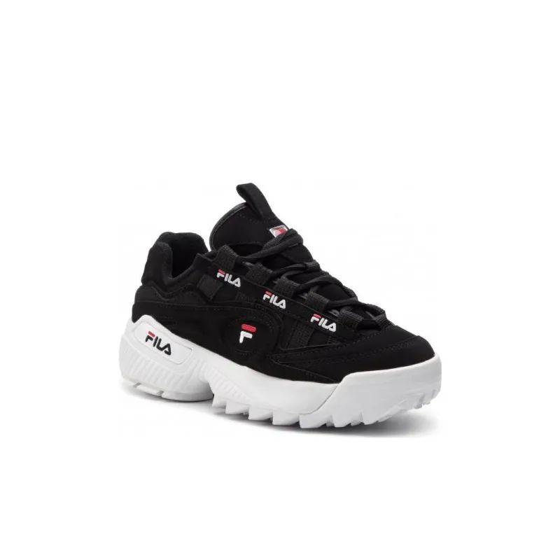 FILA KIDS Cushioning Wear Resistant Low Top Kids Lifestyle Shoes Black Kids'-1