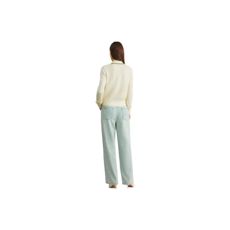 Yiner Knitwear Women's Cream White-1