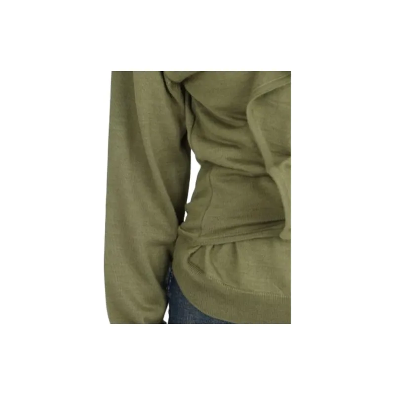 Lemaire Trompe L'Oeil Cardigan 'Light Olive'-2