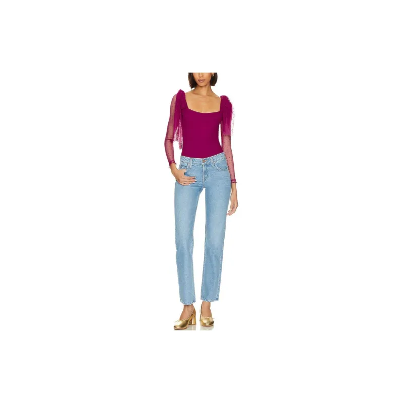 FREE PEOPLE Bodysuits Women's Fuchsia-1