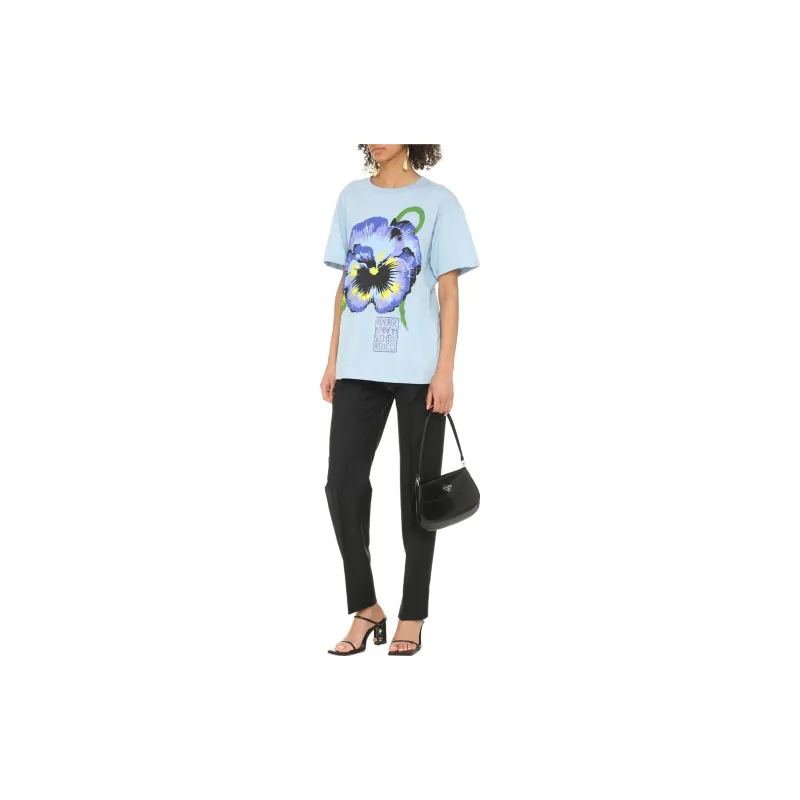 GUCCI T Shirts Women's Light Blue-3