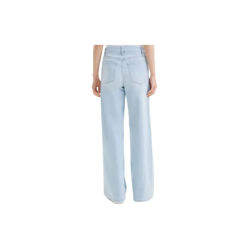 FRAME Le Palazzo Mid rise Wide leg Jeans-2