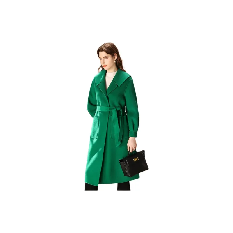 FENHONGMALI Coats Women's Green-2