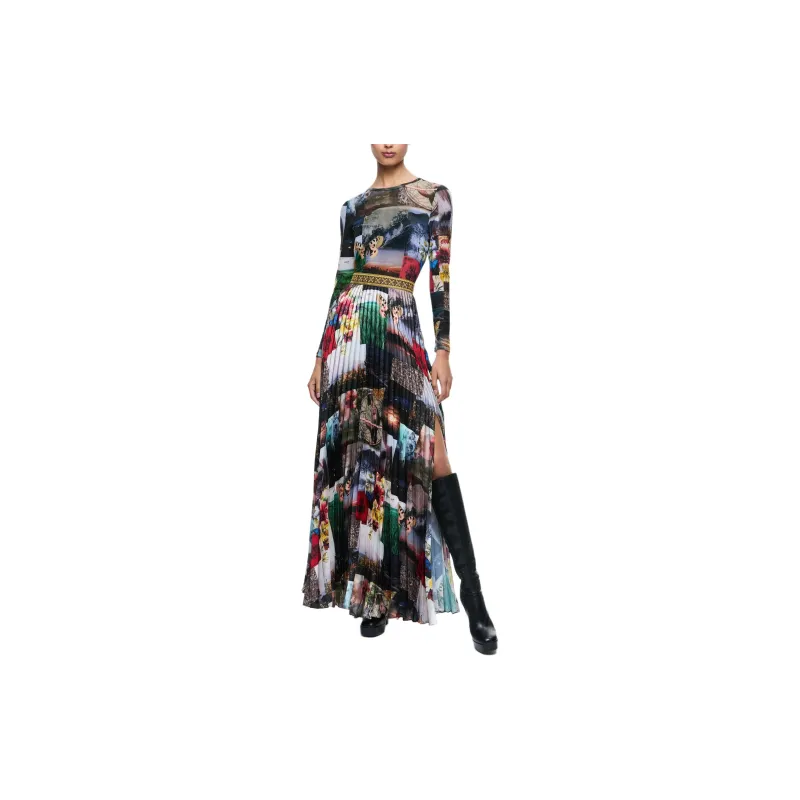 ALICE+OLIVIA Ivey Pleated Dress-2