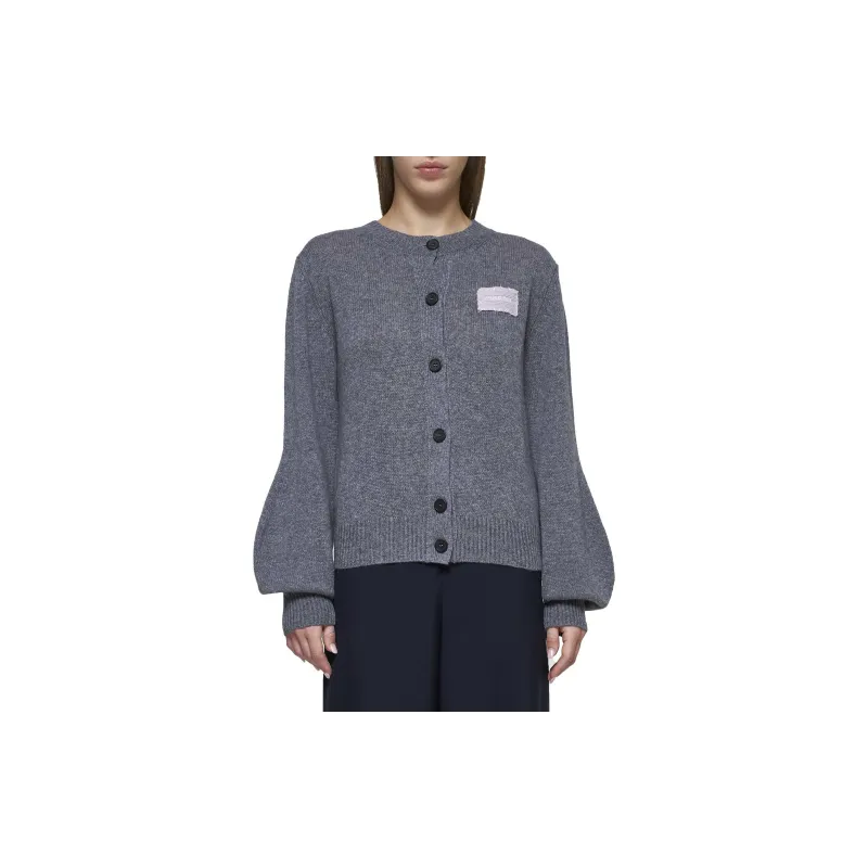 MARNI Logo Patch Buttoned Cardigan-2