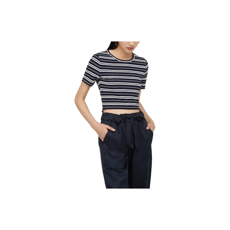 CLUB MONACO Regular T-Shirt Women's Marine Blue-2