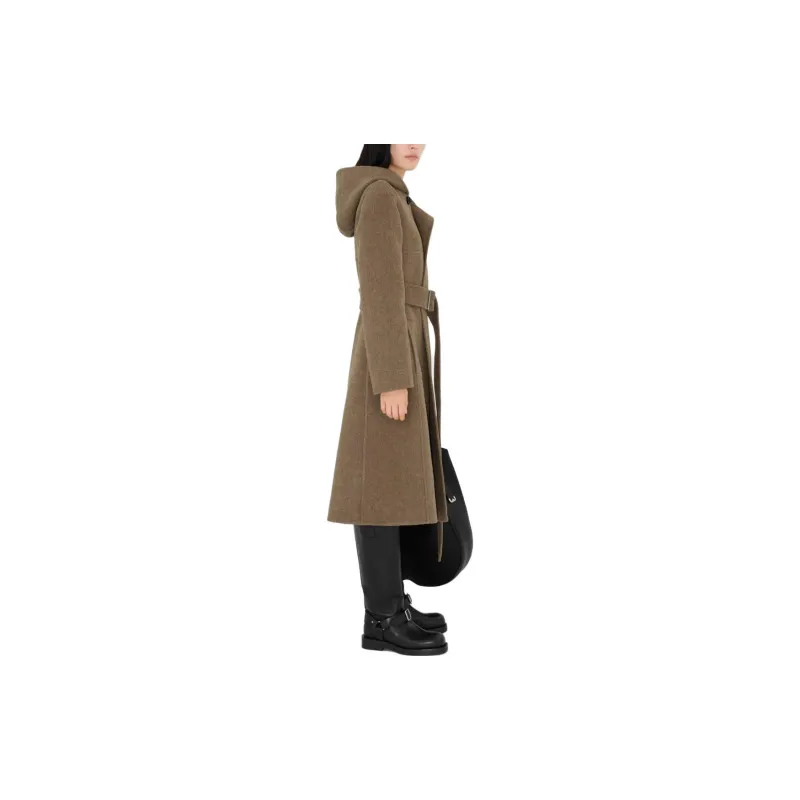 Burberry Hooded Belted Coat-4
