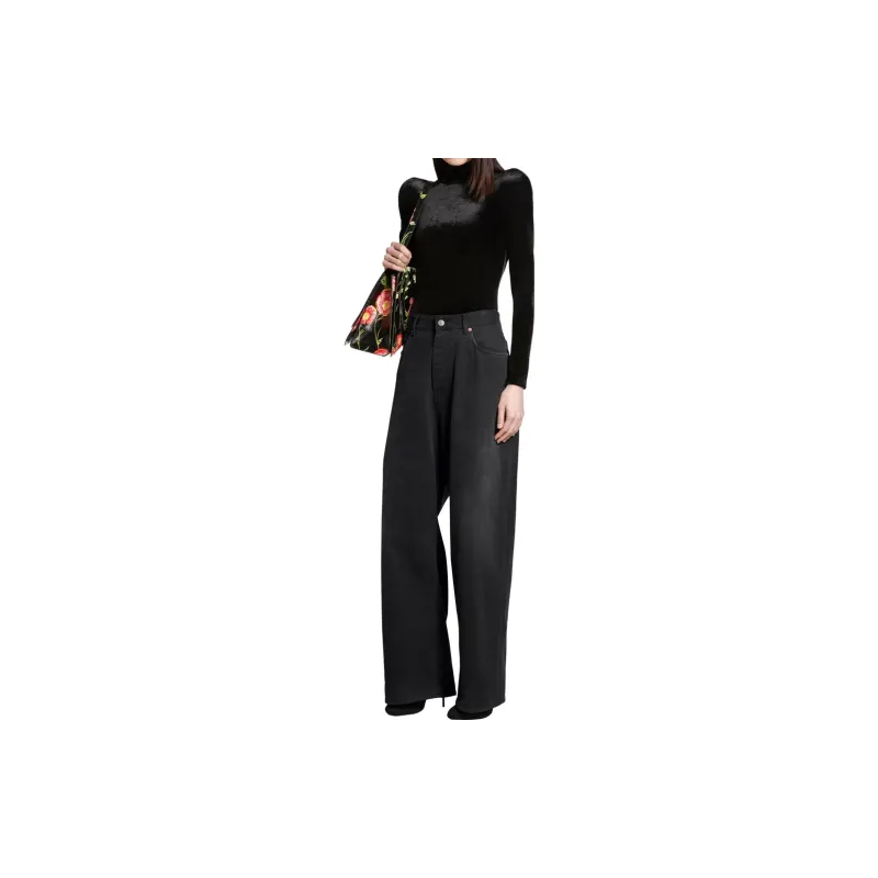 Balenciaga Jeans Women's Black-3