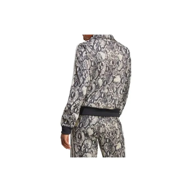 Adidas ALLOVER PRINT Jackets Women's Black-2