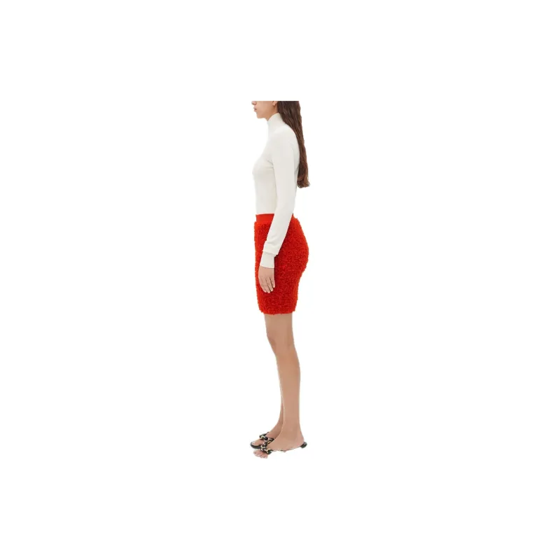 Bottega Veneta Casual Short Skirts Women's Orange-2